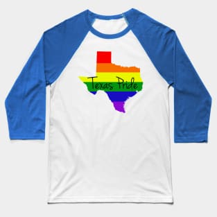 Texas Gay Pride Baseball T-Shirt